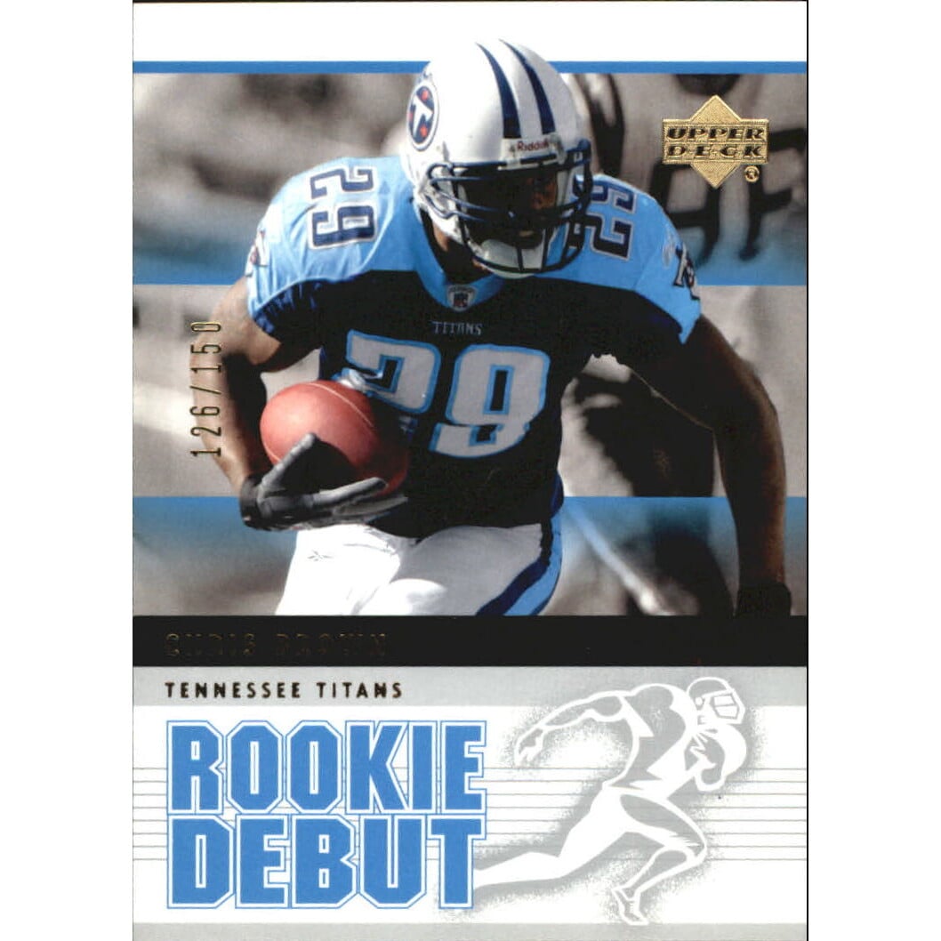 2005 Upper Deck Rookie Debut Gold 150 #97 Chris Brown. rookie card picture
