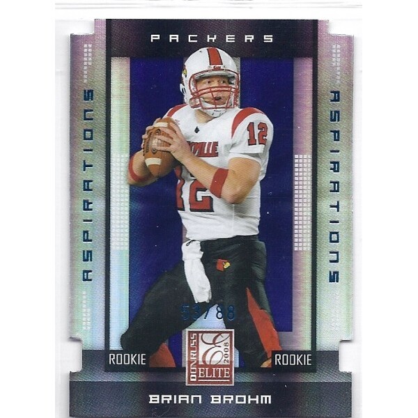 2008 Donruss Elite Aspirations #102 Brian Brohm/88