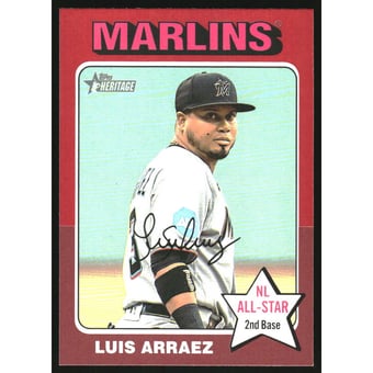 2024 Topps Heritage Red Border #341 Luis Arraez