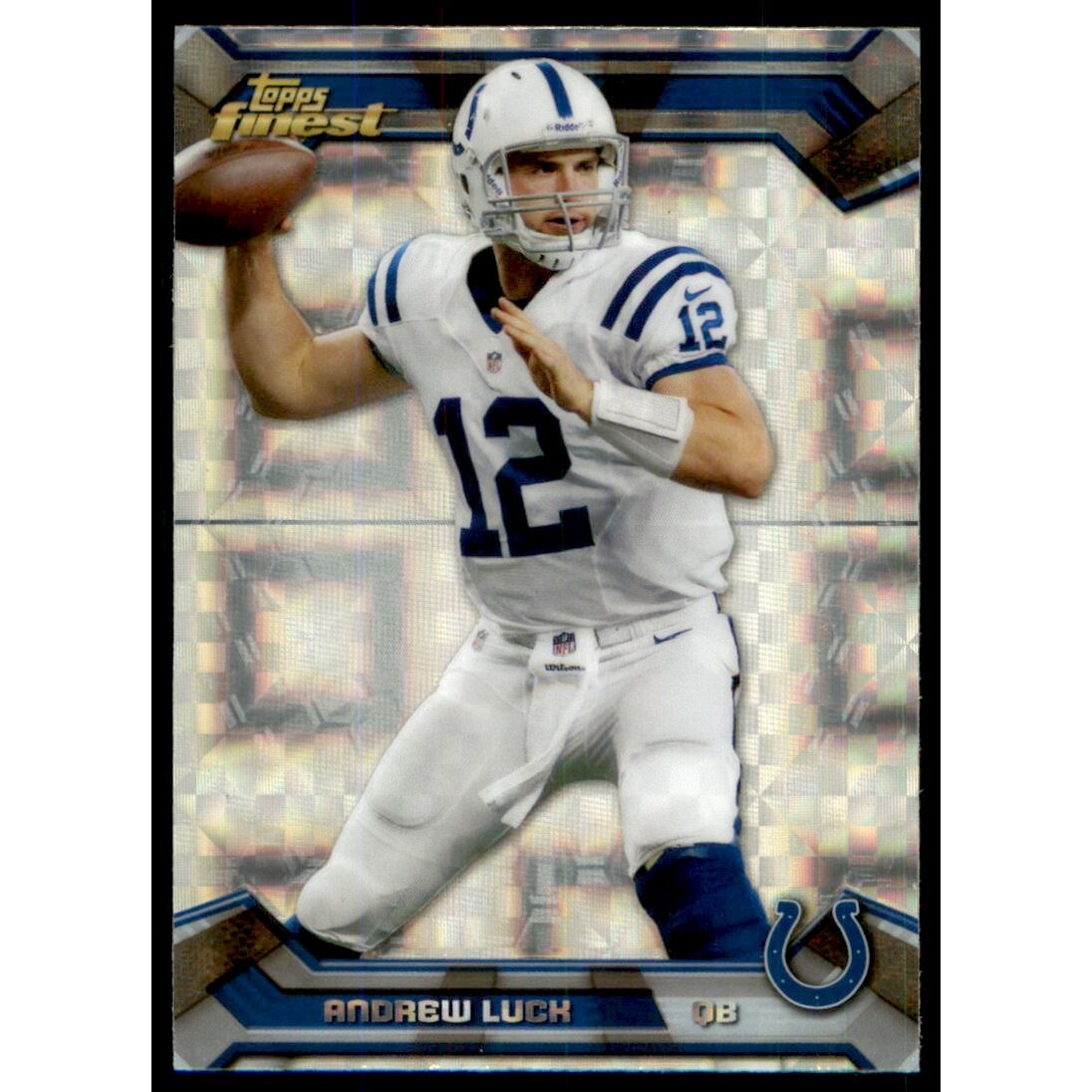 2013 Finest Xfractors #60 Andrew Luck