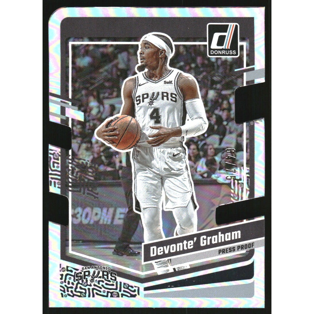 2023-24 Donruss Press Proof Silver Die-Cut #59 Devonte' Graham
