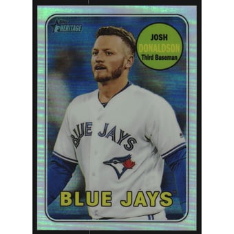 2018 Topps Heritage Chrome Refractors #THC91 Josh Donaldson