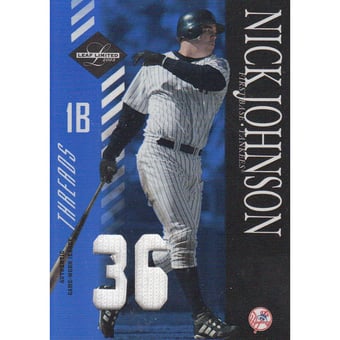 2003 Leaf Limited Threads Number #69 Nick Johnson H/36