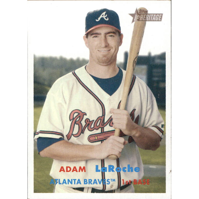 2006 Topps Heritage #288 Adam LaRoche SP. rookie card picture