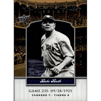 2008 Upper Deck Yankee Stadium Legacy Collection #235 Babe Ruth