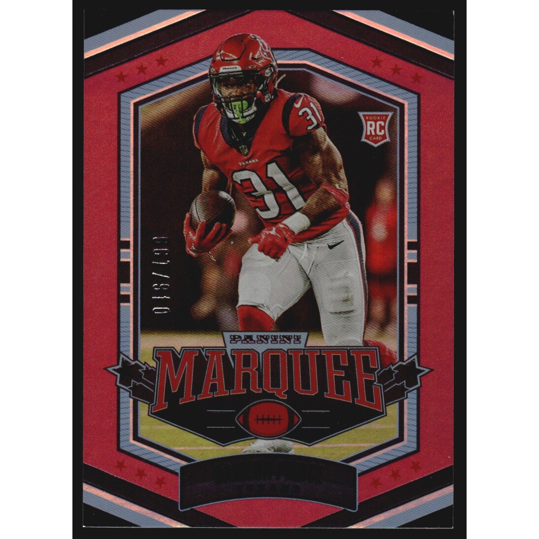2022 Panini Chronicles Marquee Pink #35 Dameon Pierce