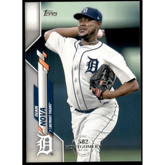 2020 Topps Factory Set 582 Montgomery Club #379 Ivan Nova