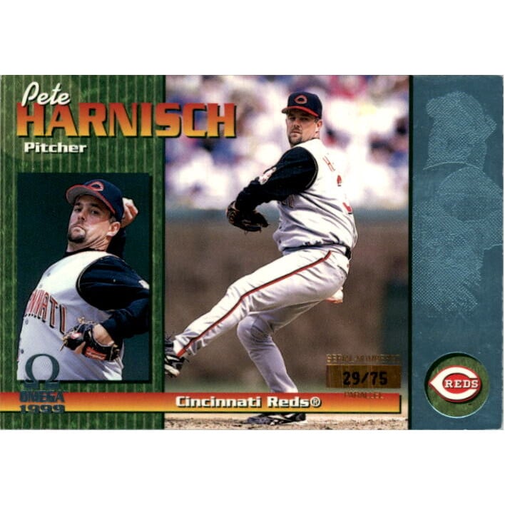 1999 Pacific Omega Platinum Blue #64 Pete Harnisch