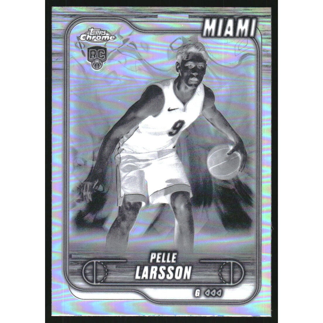 2024-25 Topps Chrome Negative Refractors #166 Pelle Larsson