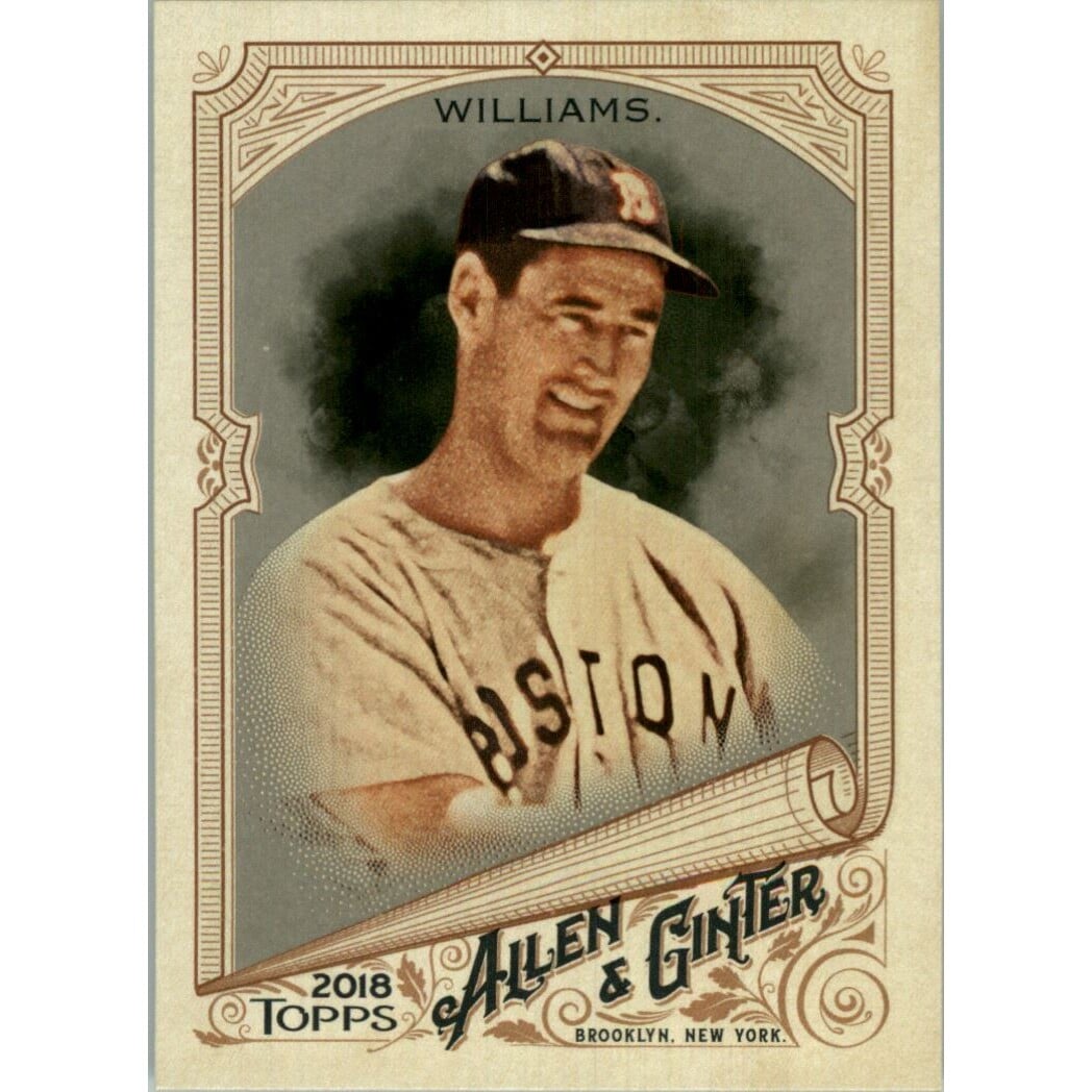2018 Topps Allen and Ginter Glossy Silver #190 Ted Williams