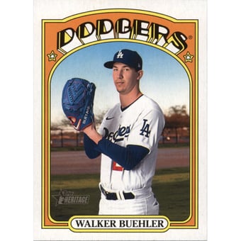 2021 Topps Heritage #712 Walker Buehler SP