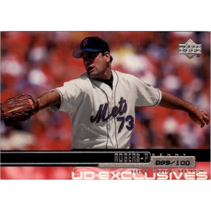 2000 Upper Deck Exclusives Silver #168 Kenny Rogers. rookie card picture