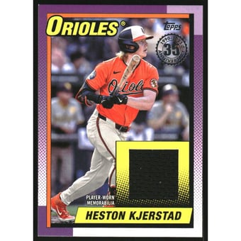 2025 Topps '90 Topps Relics #T90RHKT Heston Kjerstad