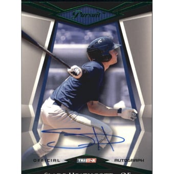 2011 TRISTAR Pursuit Autographs Green #72 Slade Heathcott