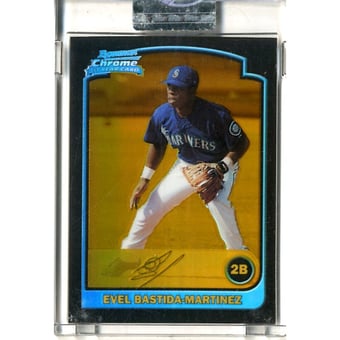 2003 Bowman Chrome Gold Refractors #210 Evel Bastida-Martinez
