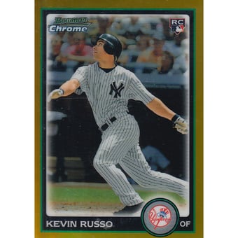 2010 Bowman Chrome Draft Gold Refractors #BDP42 Kevin Russo