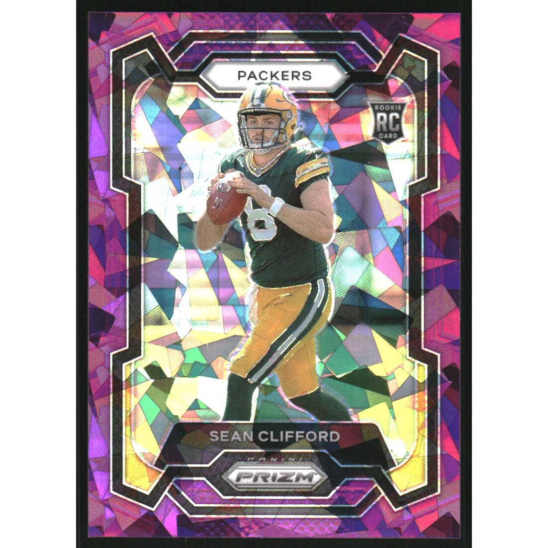 2023 Panini Prizm Prizms Purple Ice #338 Sean Clifford