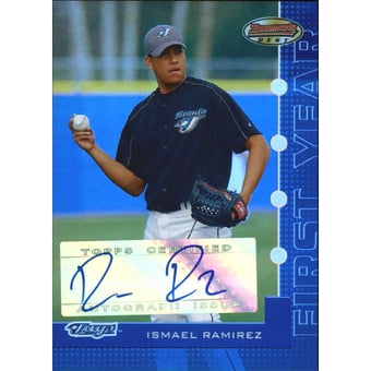 2005 Bowman's Best Blue #115 Ismael Ramirez FY AU