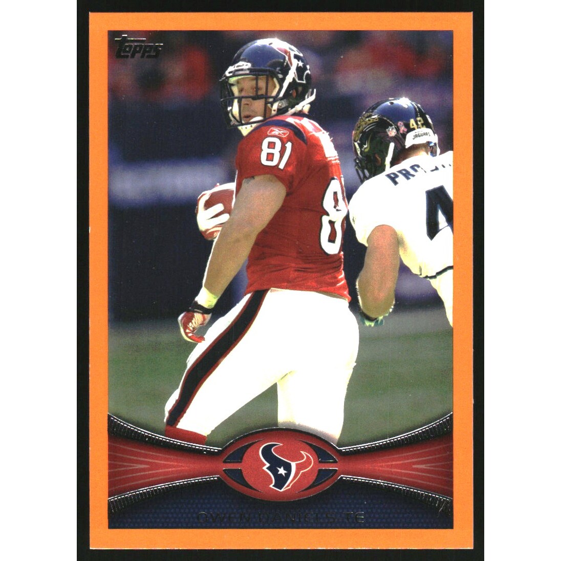2012 Topps Orange #12 Owen Daniels. rookie card picture