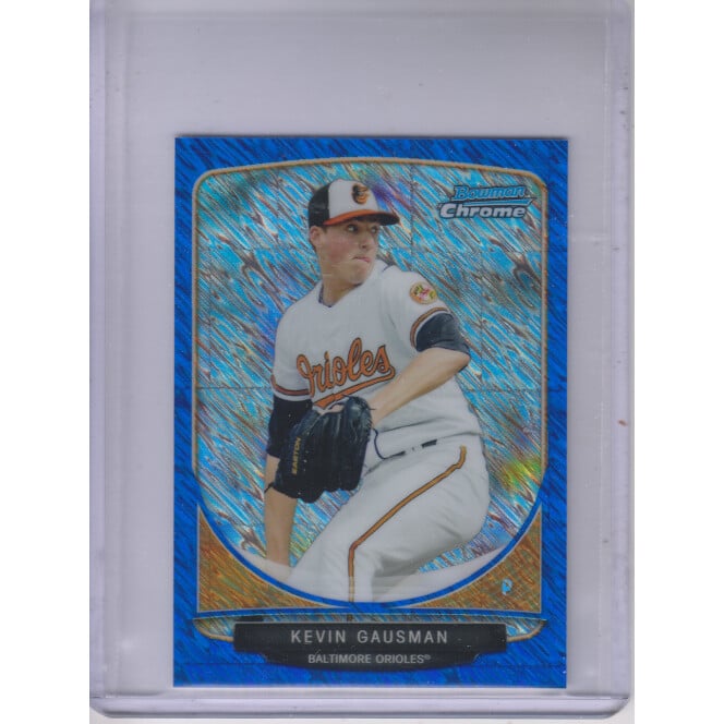 2013 Bowman Chrome Cream of the Crop Mini Blue Wave Refractors #BO2 Kevin Gausman