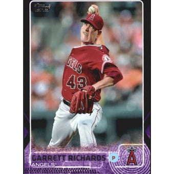 2015 Topps Toys R Us Purple Border #195 Garrett Richards