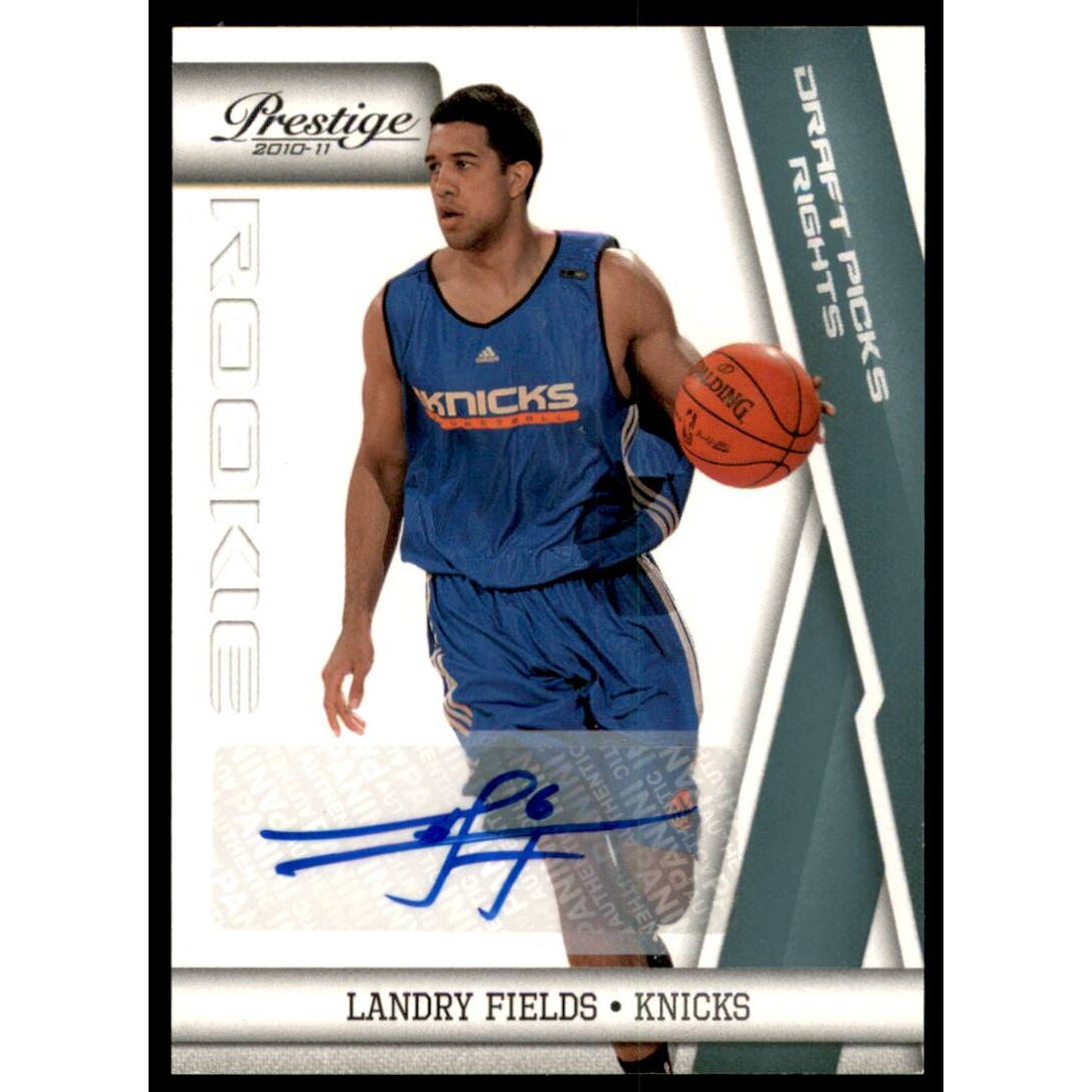 2010-11 Prestige Draft Picks Rights Autographs #189 Landry Fields/199