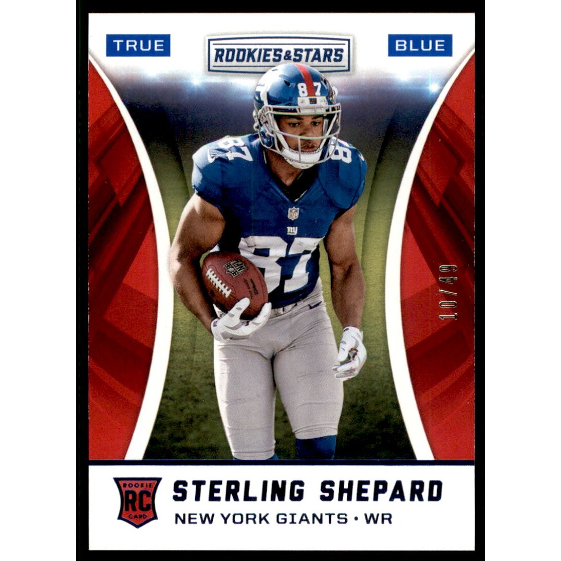 2016 Rookies and Stars True Blue #183 Sterling Shepard 1S