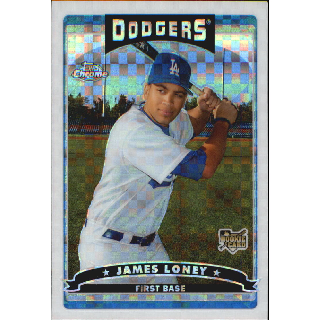 2006 Topps Chrome X-Fractors #295 James Loney. rookie card picture