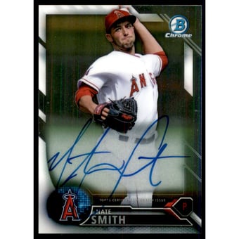 2016 Bowman Chrome Prospect Autographs #CPANS Nate Smith