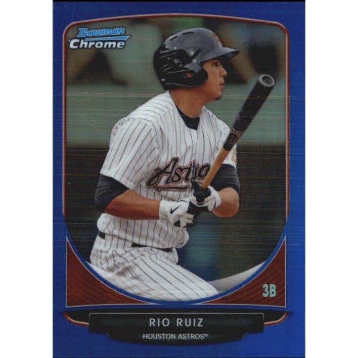 2013 Bowman Chrome Prospects Blue Refractors #BCP83 Rio Ruiz. rookie card picture