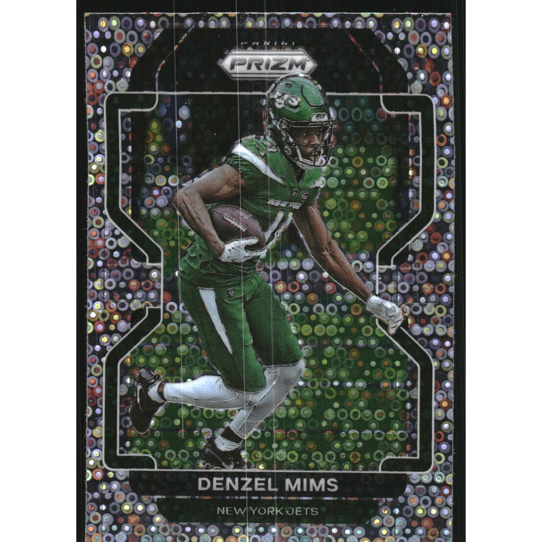 2021 Panini Prizm Prizms No Huddle #85 Denzel Mims