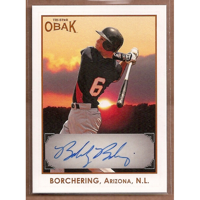 2011 TRISTAR Obak Autographs Brown #A5  Bobby Borchering