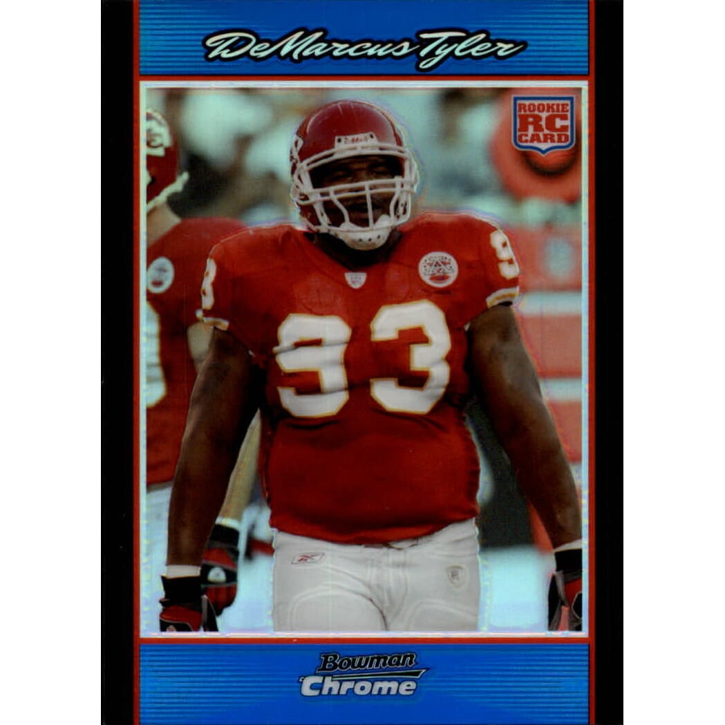 2007 Bowman Chrome Blue Refractors #BC28 DeMarcus Tank Tyler. rookie card picture