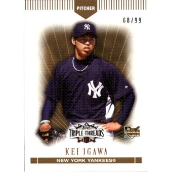2007 Topps Triple Threads Gold #82 Kei Igawa