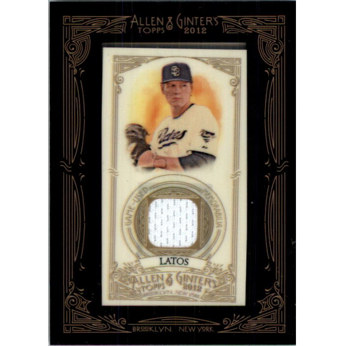 2012 Topps Allen and Ginter Relics #MLA Mat Latos