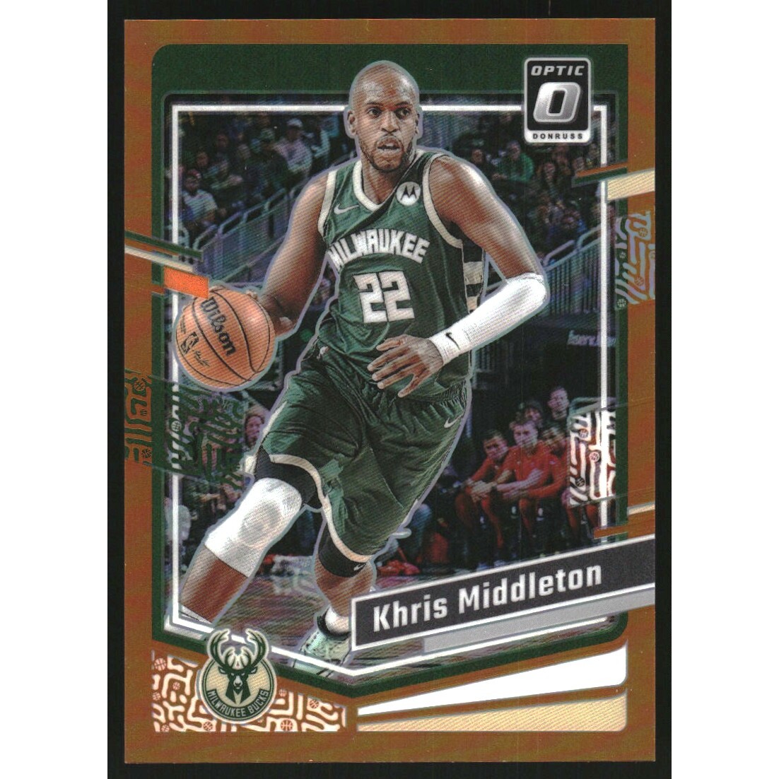 2023-24 Donruss Optic Orange #11 Khris Middleton