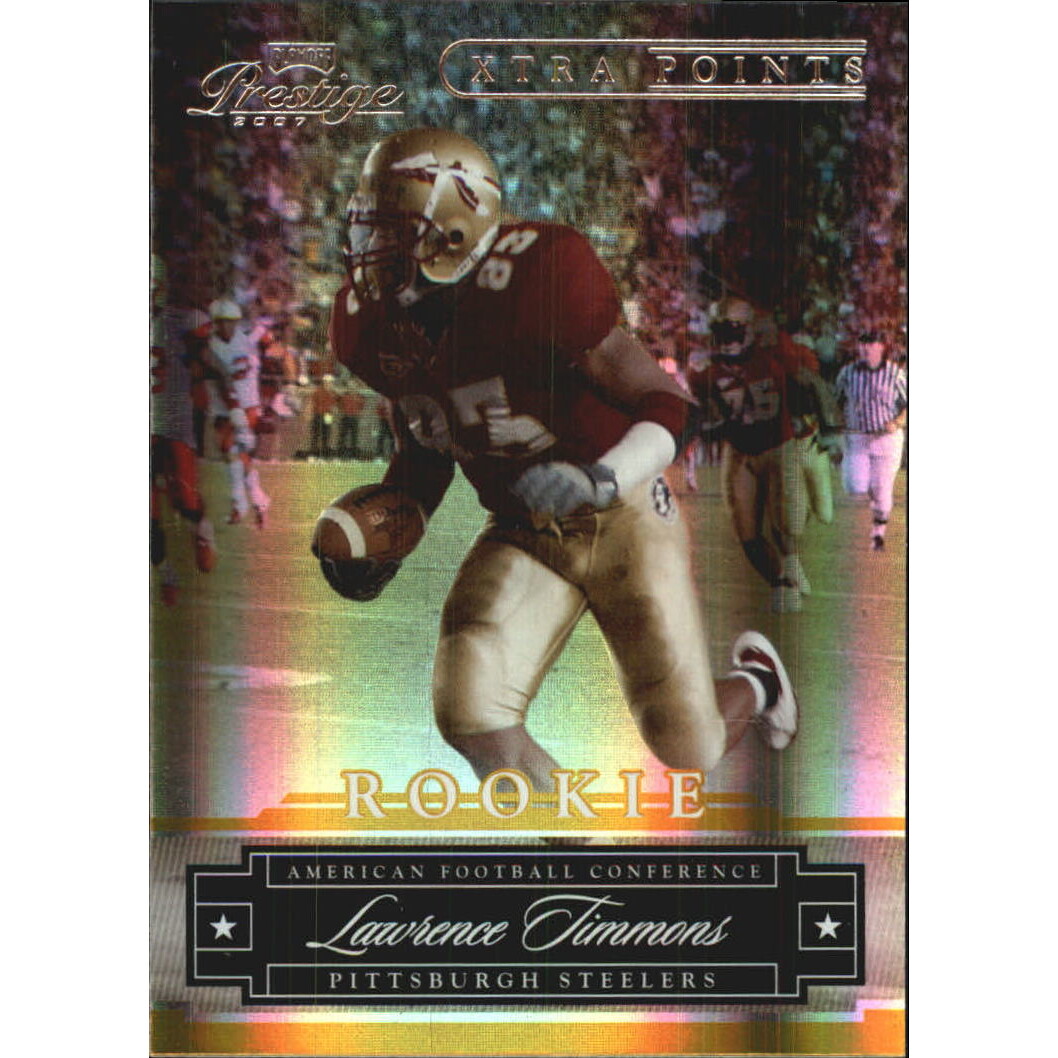 2007 Playoff Prestige Xtra Points Gold #191 Lawrence Timmons