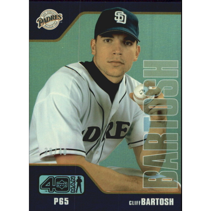 2002 Upper Deck 40-Man Electric Rainbow #867 Clifford Bartosh