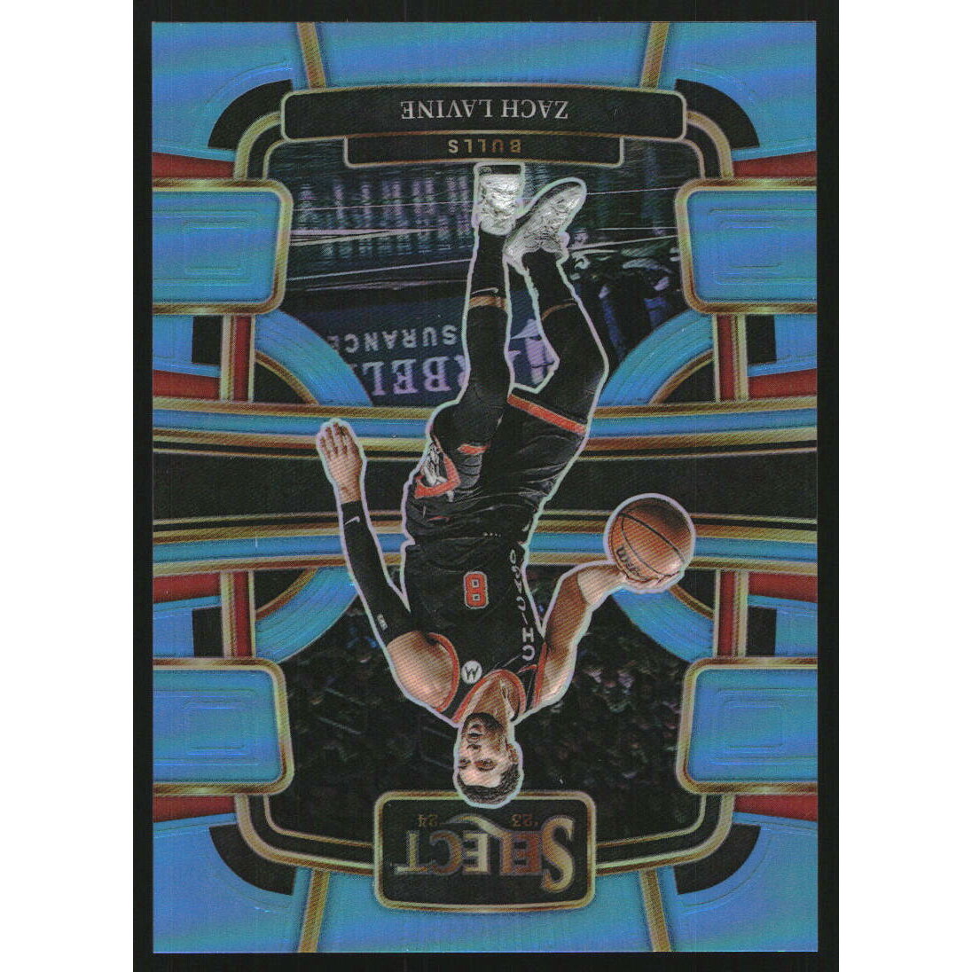 2023-24 Select Prizms Light Blue #16 Zach LaVine