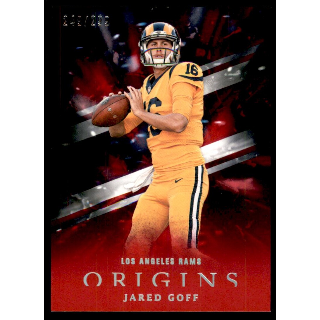 2018 Panini Origins Red #69 Jared Goff