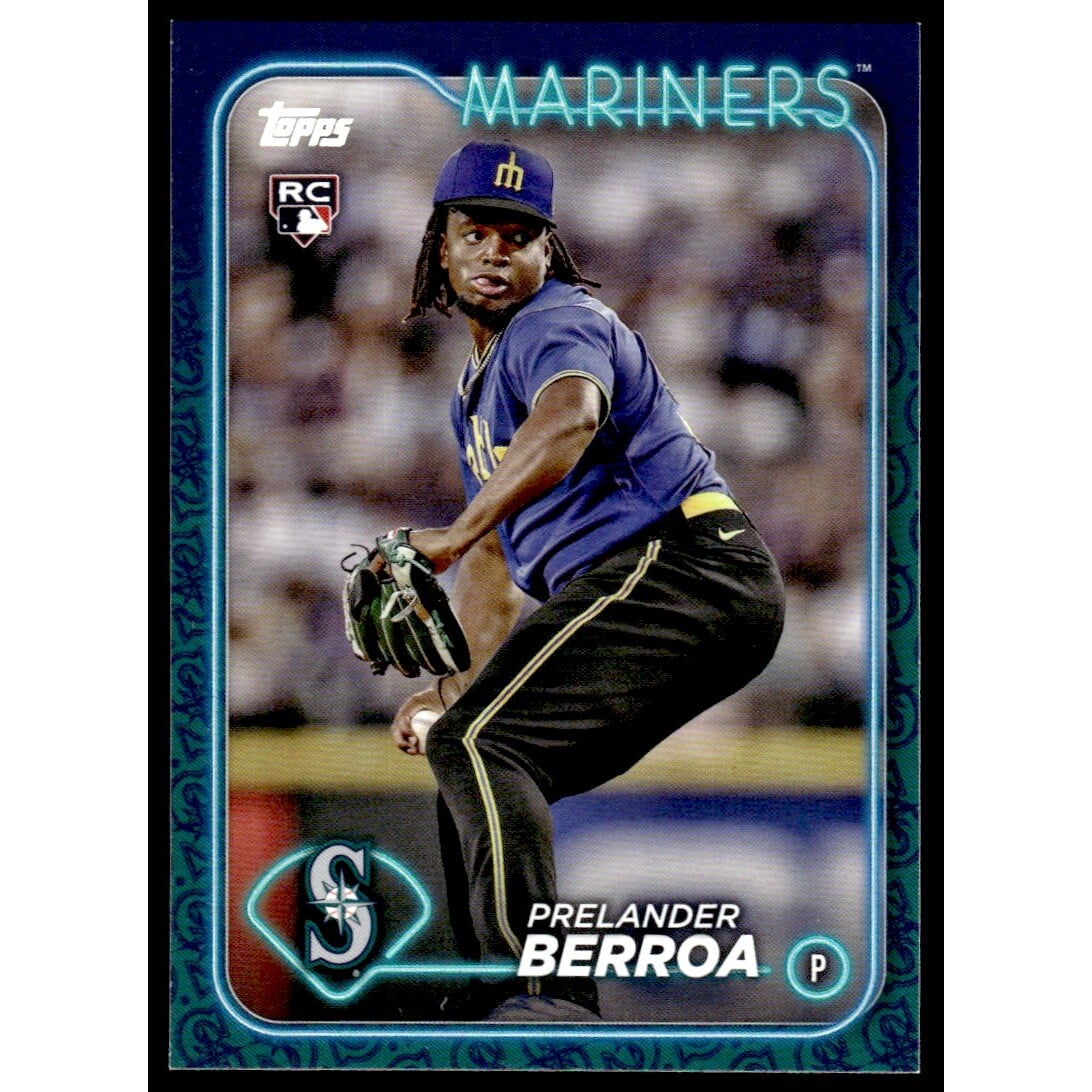 2024 Topps Team Color Border Variations #36 Prelander Berroa. rookie card picture