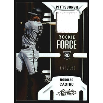 2022 Absolute Rookie Force Materials #23 Rodolfo Castro/199