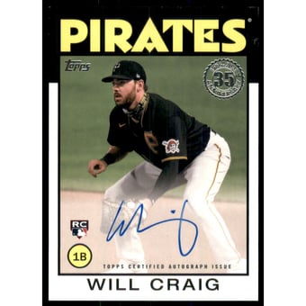 2021 Topps Update '86 Topps Autographs #86BWC Will Craig