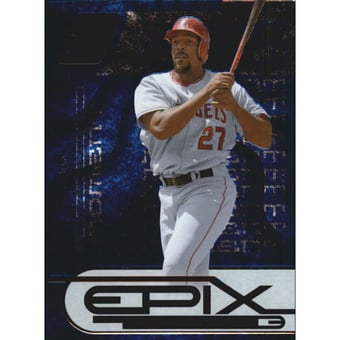 2005 Zenith Epix Blue Moment #1 Vladimir Guerrero