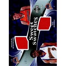 2006-07 Sweet Shot Swatches Dual #BD Andris Biedrins/Ike Diogu