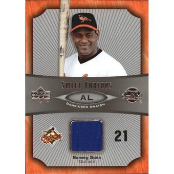 2005 Sweet Spot Sweet Threads #STSS Sammy Sosa