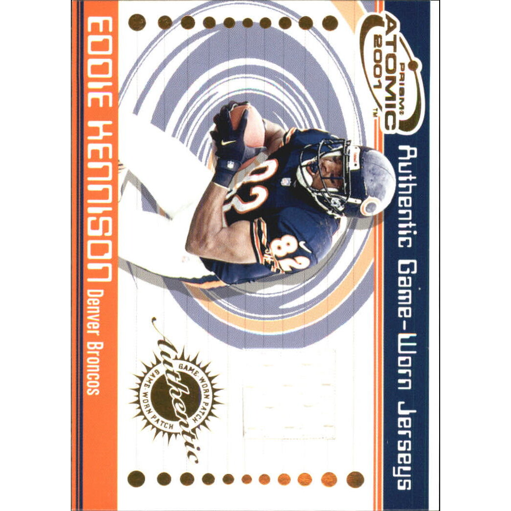 2001 Pacific Prism Atomic Jerseys #26 Eddie Kennison