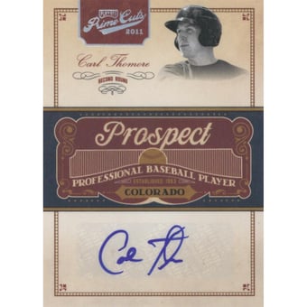 2011 Prime Cuts Prospect Signatures #CT Carl Thomore