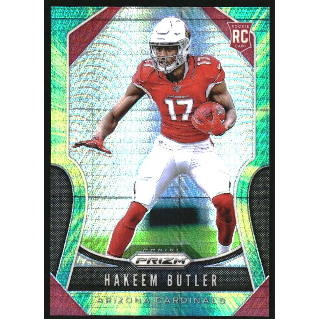 2019 Panini Prizm Prizms Hyper #350 Hakeem Butler