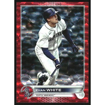 2022 Topps Red Foilboard #602 Evan White